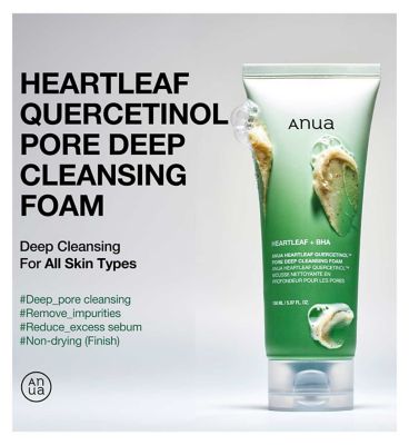 Anua Heartleaf Quercetinol Pore Deep Cleansing Foam 150ml (11)