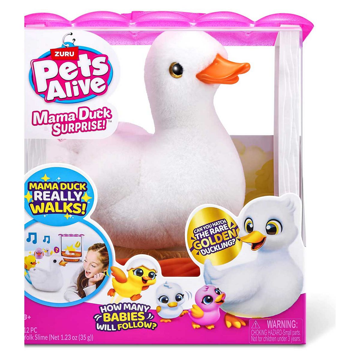 Pets Alive Mama & Baby Surprise Duck Playset