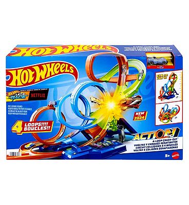 Hot Wheels Action Endless Loop Boosted Set