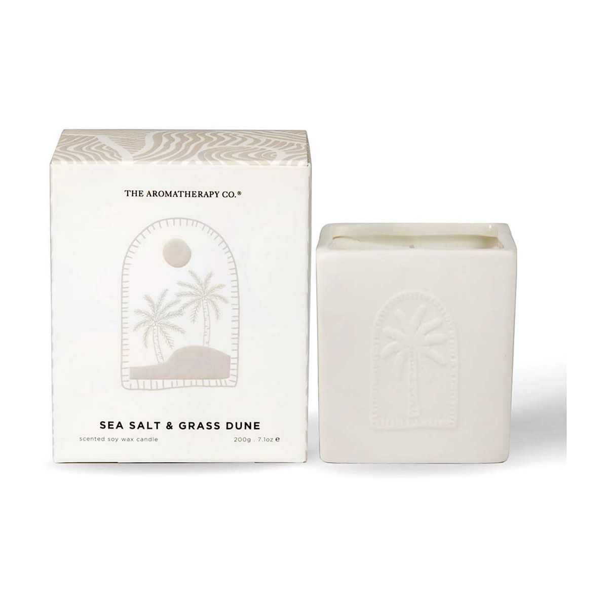 The Aromatherapy Co Sunset Candle 200G - Sea Salt And Grass Dunes