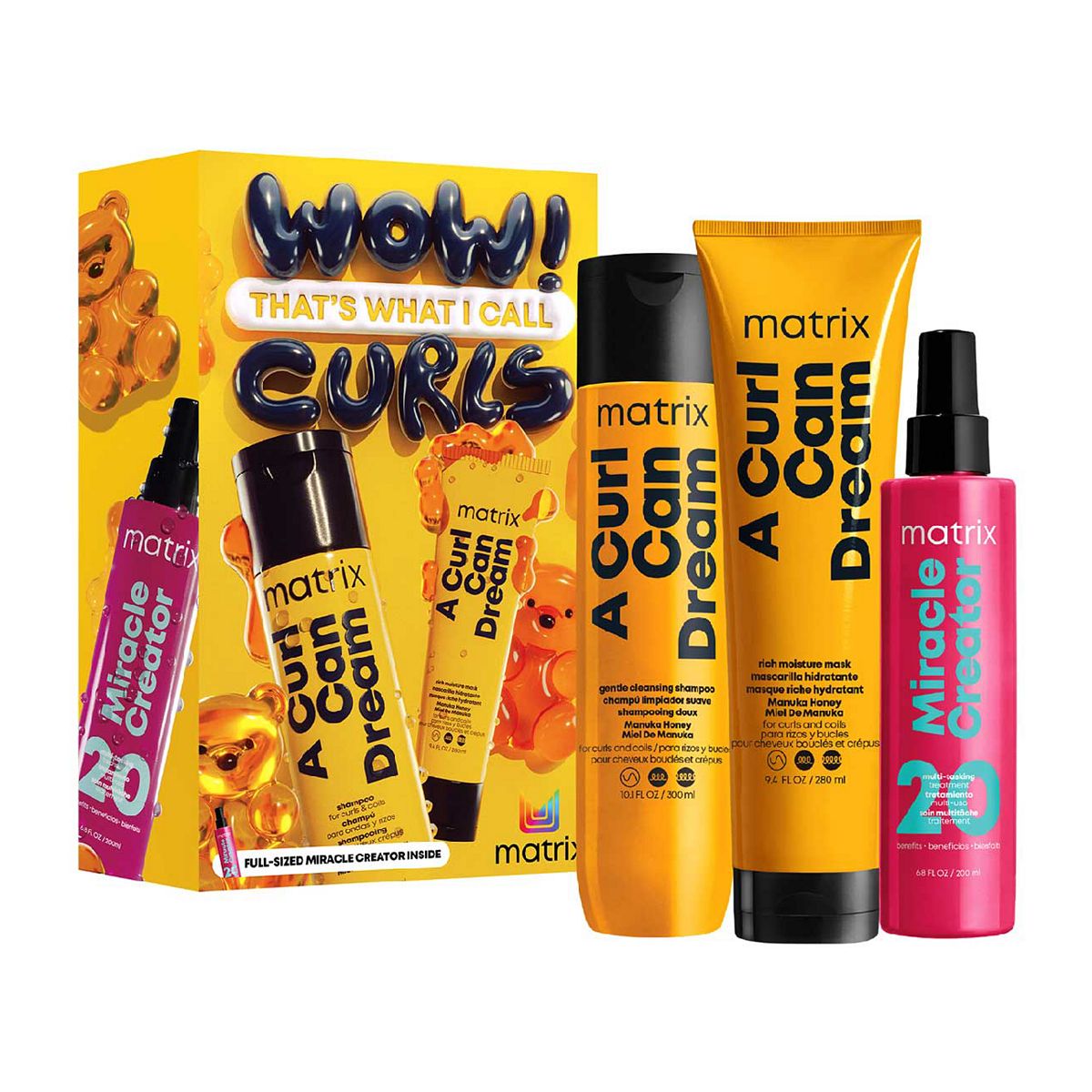 Matrix A Curl Can Dream Set