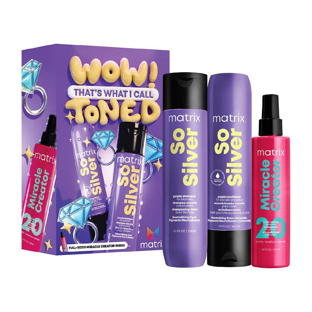 Matrix So Silver Purple Toning Set