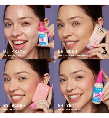 NYX Professional Makeup Primer The Face Glue Primer 24 Hour Hydration 35ml (4)