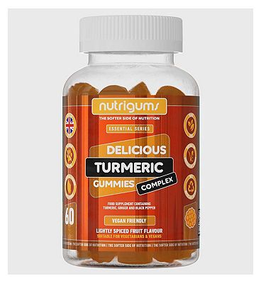 Click to view product details and reviews for Nutrigums Vegan Turmeric Complex Gummies 60s.