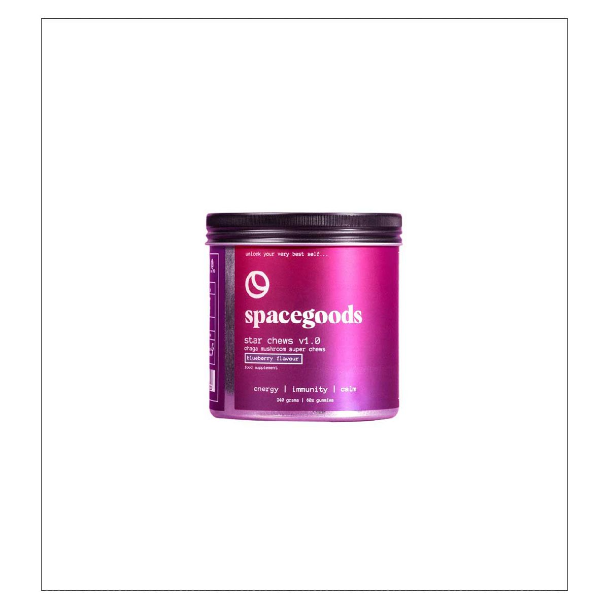 Spacegoods Chaga Mushroom Star Chews 60S