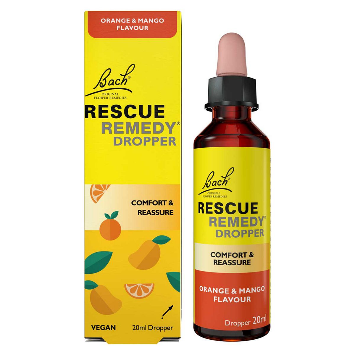 Bach Rescue Remedy Dropper Orange & Mango 20ml