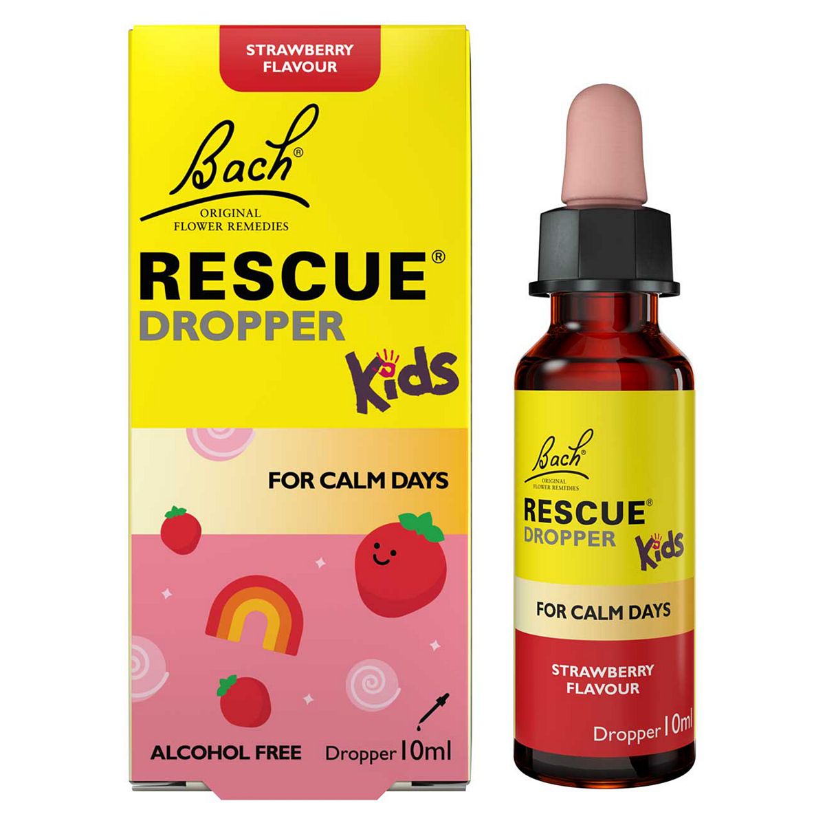 Bach Rescue Remedy Kids Dropper Strawberry 10ml