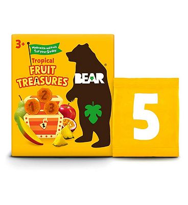 Bear Fruit Treasures Tropical 5 x 20g