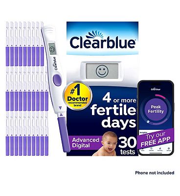 Clearblue Advanced Digital Ovulation Tests, 30 tests