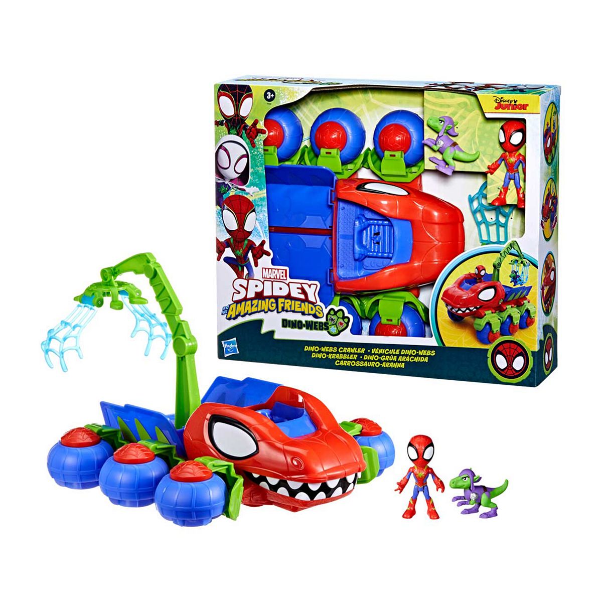 Spidey And His Amazing Friends Dino Webs Crawler Vehicle