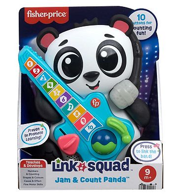 Fisher Price Link Squad Jam and Count Panda Toy