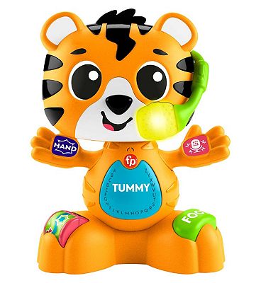 Fisher Price Link Squad Bop and Learn Tiger Toy