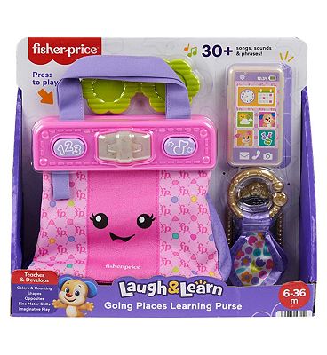 Fisher Price Laugh and Learn Going Places Purse Playset