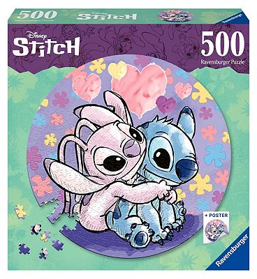 Stitch Circular 500Pc Jigsaw Puzzle