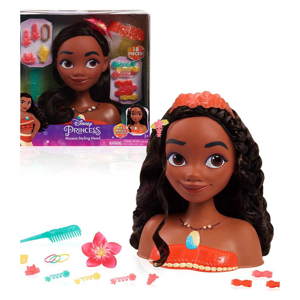 Disney Princess Moana Styling Head