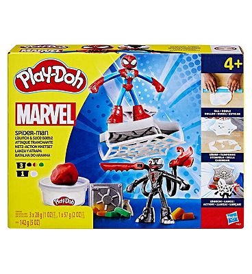 Play Doh Spiderman Launch and Slice Battle Playset