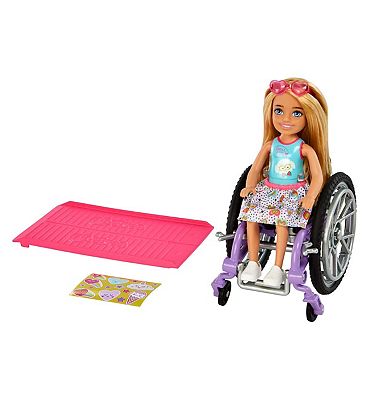 Barbie Chelsea Wheelchair Doll Blonde