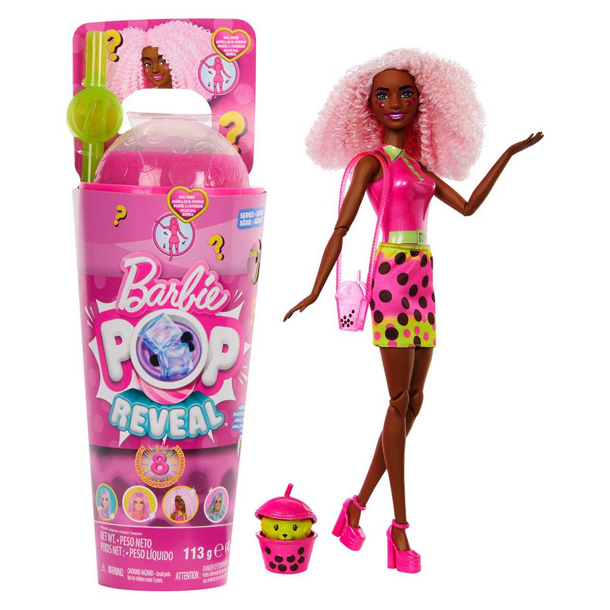 Barbie Pop Reveal Bubble Tea Series Berry Bliss