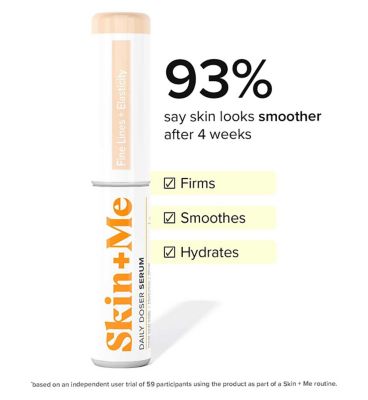 Skin + Me Fine Lines + Elasticity Serum, for Sensitive Skin, with Retinol-Alternative and Annona Extract 12ml (3)