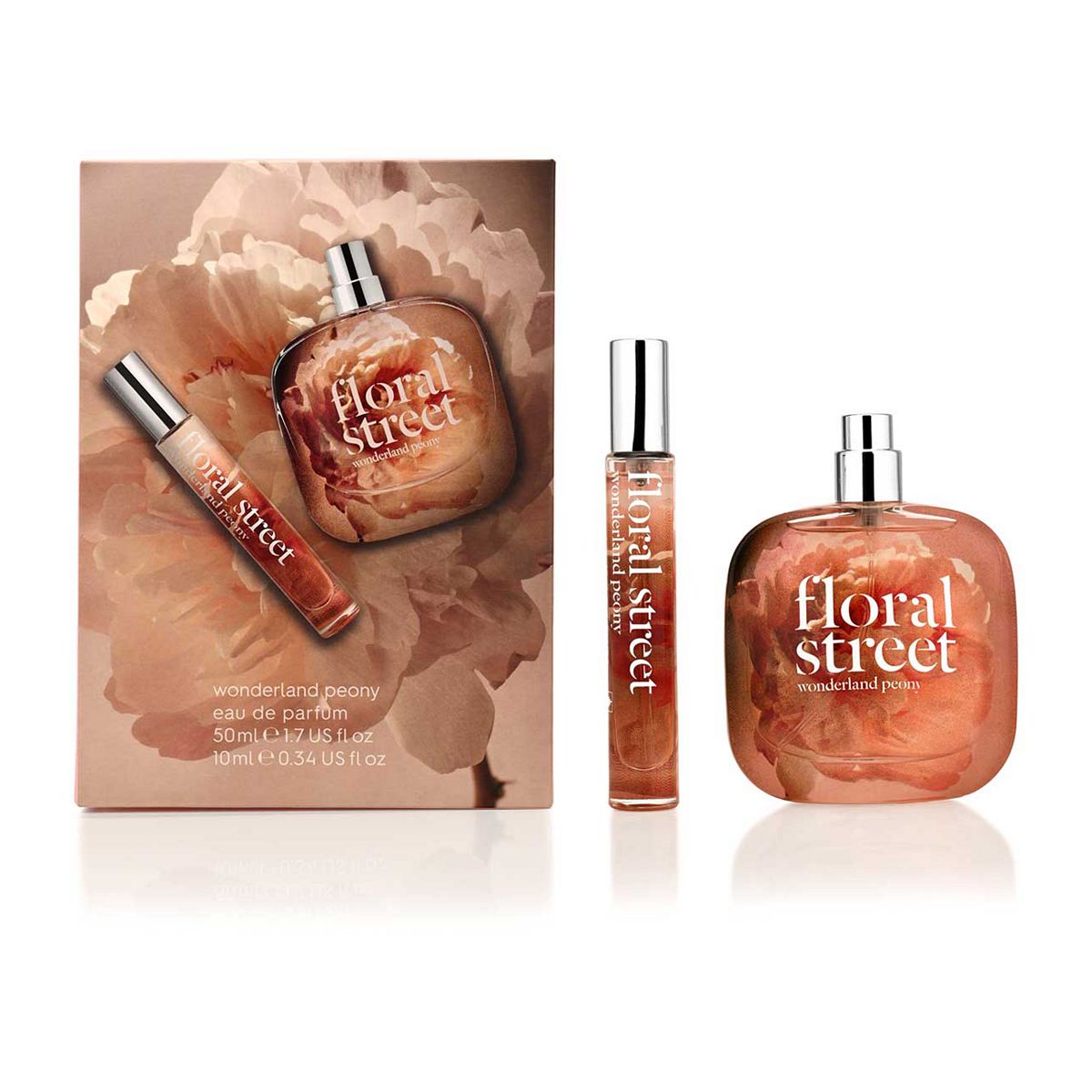 Floral Street Wonderland Peony Home & Away Eau De Parfum Giftset