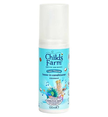 Childs Farm Coco-Nourish Leave-in Conditioner 100ml Coconut Kids Curly Hair Spray