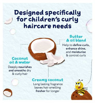 Childs Farm Coco-Nourish Leave-in Conditioner 100ml Coconut Kids Curly Hair Spray (7)