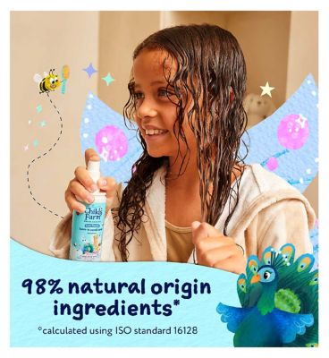 Childs Farm Coco-Nourish Leave-in Conditioner 100ml Coconut Kids Curly Hair Spray (8)