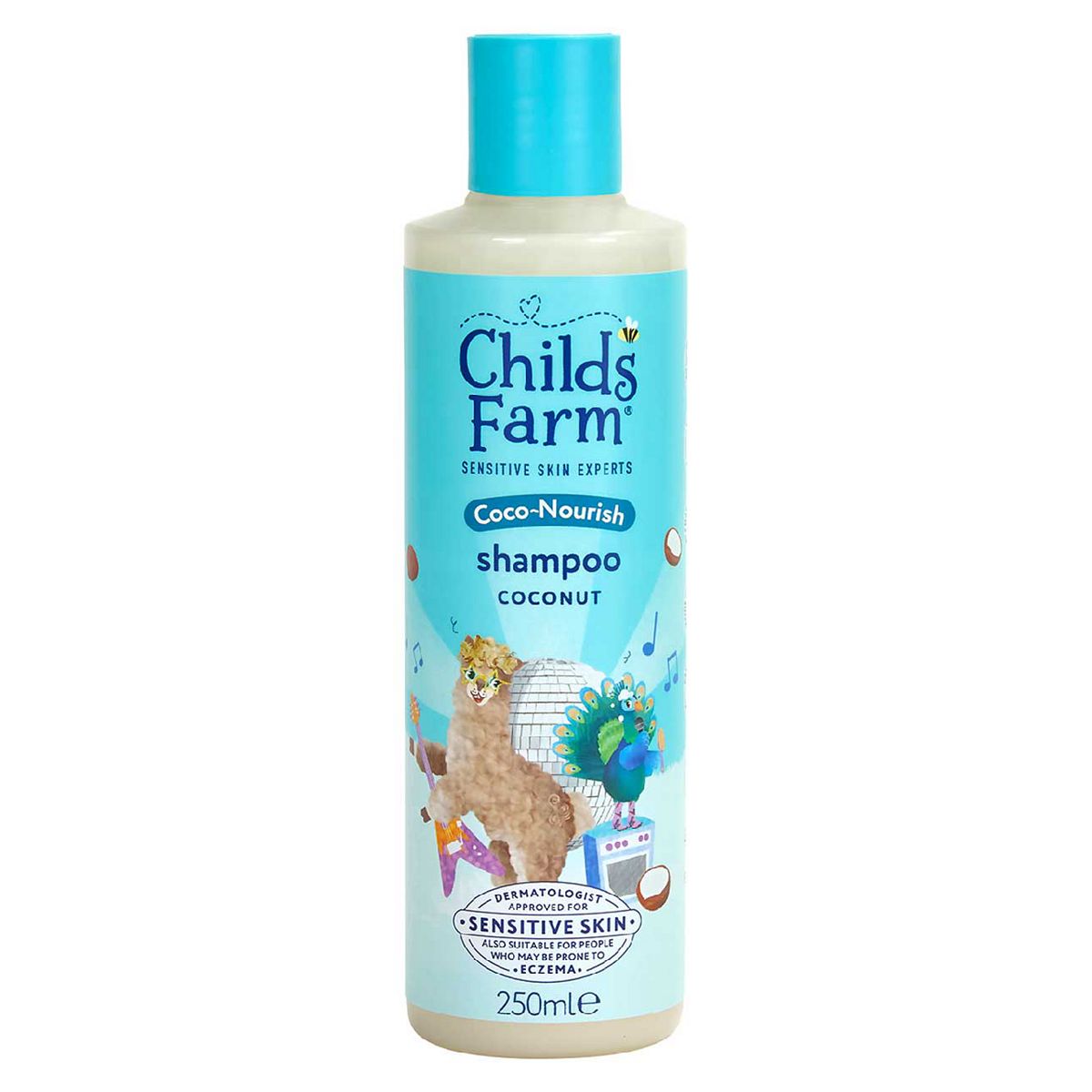Childs Farm Coco-Nourish Shampoo250 Ml Coconut Kids Curly Hair Tear Free Formula, 250ml