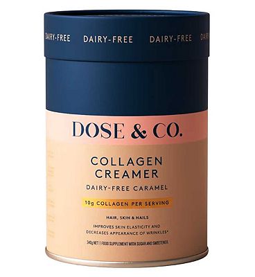 Dose & Co Dairy Collagen Creamer - Caramel 340g