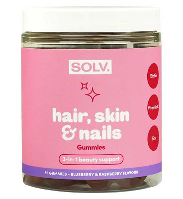 SOLV Hair Skin and Nails Gummies 151g (56 Pack)