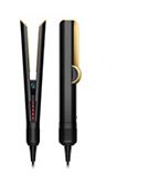 Dyson Airstrait straightener in Onyx and Gold