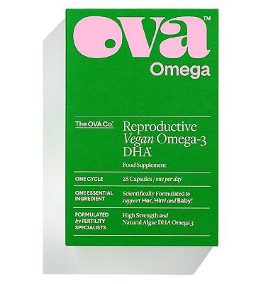 OVA OVAOmega Reproductive Vegan Omega-3 DHA 28 Capsules