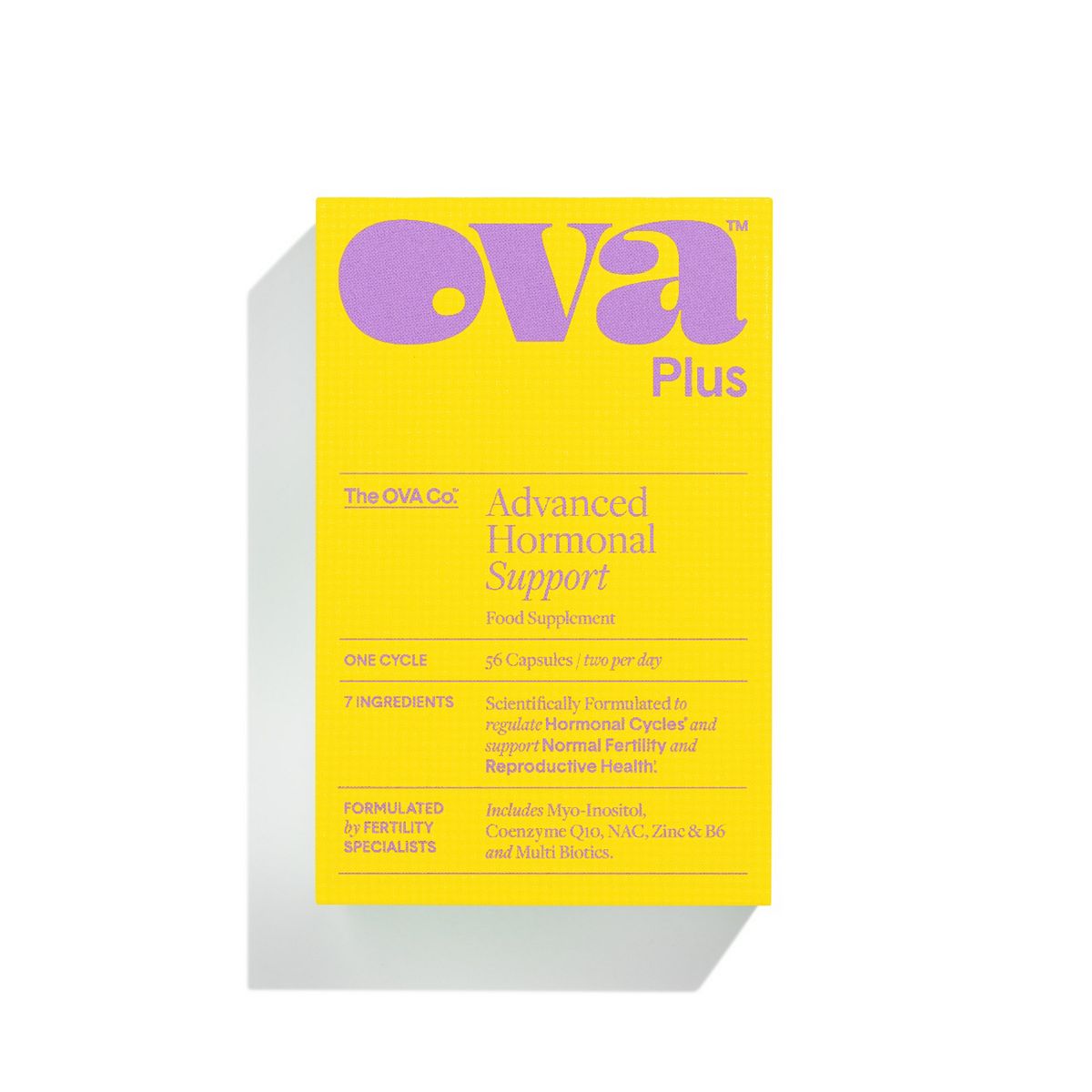 Ova plus Advanced Hormonal Support 56 Capsules Rewards - Monetha