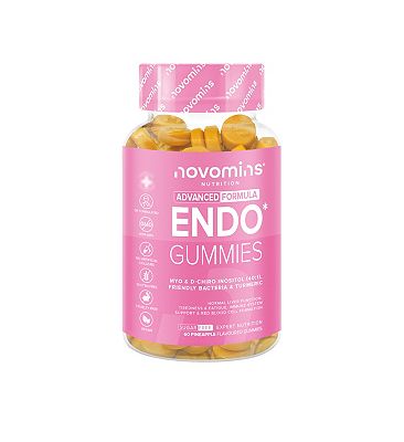 Novomins Endo Gummy Vitamins Pineapple Flavour - 60 Gummies