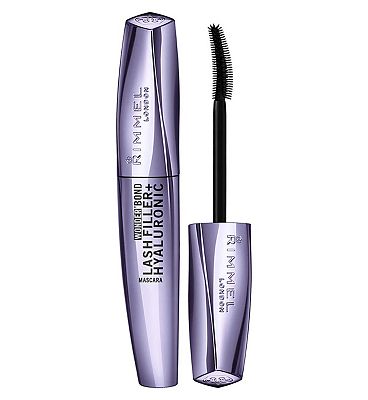 Click to view product details and reviews for Rimmel Wonderbond Lash Filler Hyaluronic Mascara Black Black.