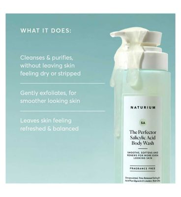 NATURIUM The Perfector Salicylic Acid Body Wash 500ml (5)