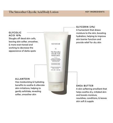 NATURIUM The Smoother Glycolic Acid Body Lotion 234ml (5)