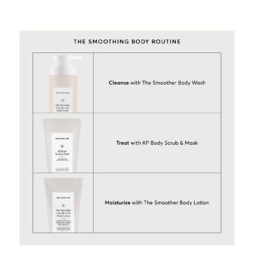NATURIUM The Smoother Glycolic Acid Exfoliating Body Wash 500ml (10)