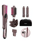Shark FlexFusion Straight 5-in-1 Air & Ceramic Styling,Drying & Straightening System with Storage Case HD652SUK - Cosmic Blush