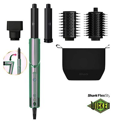 WICKED x Shark FlexStyle Limited Edition 4-in-1 Air Styler & Hair Dryer with 4 accessories and a sto