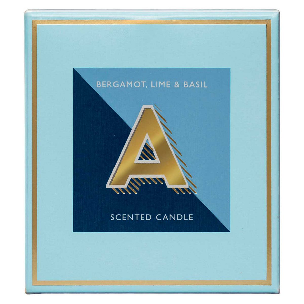Landon Tyler Alphabet Candle Letter 'A' Bergamot, Lime & Basil 140G