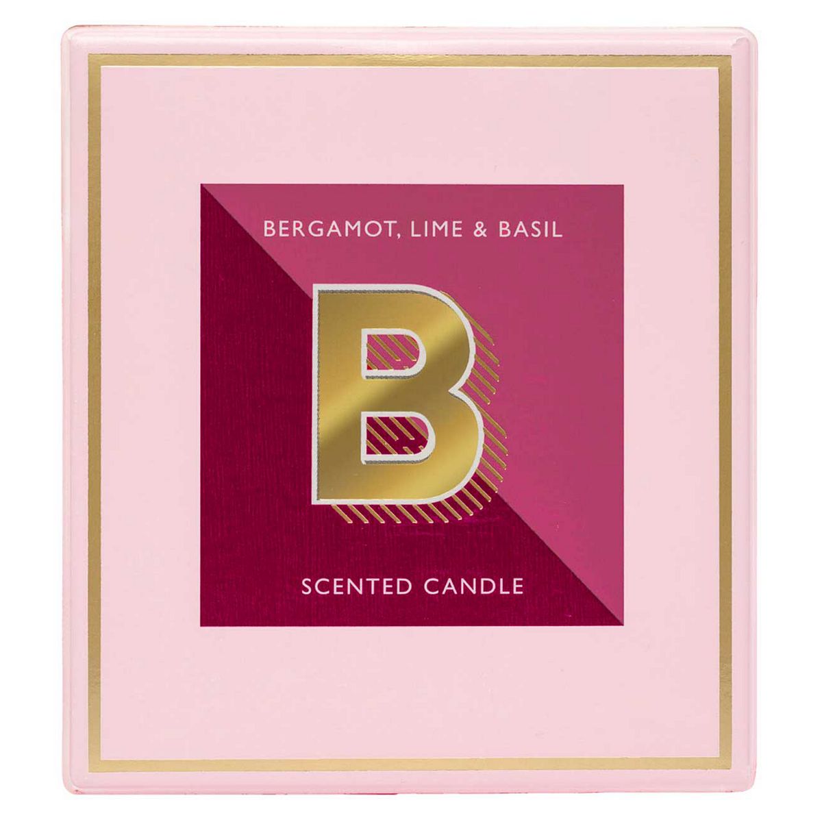Landon Tyler Alphabet Candle Letter B Bergamot, Lime & Basil 140G