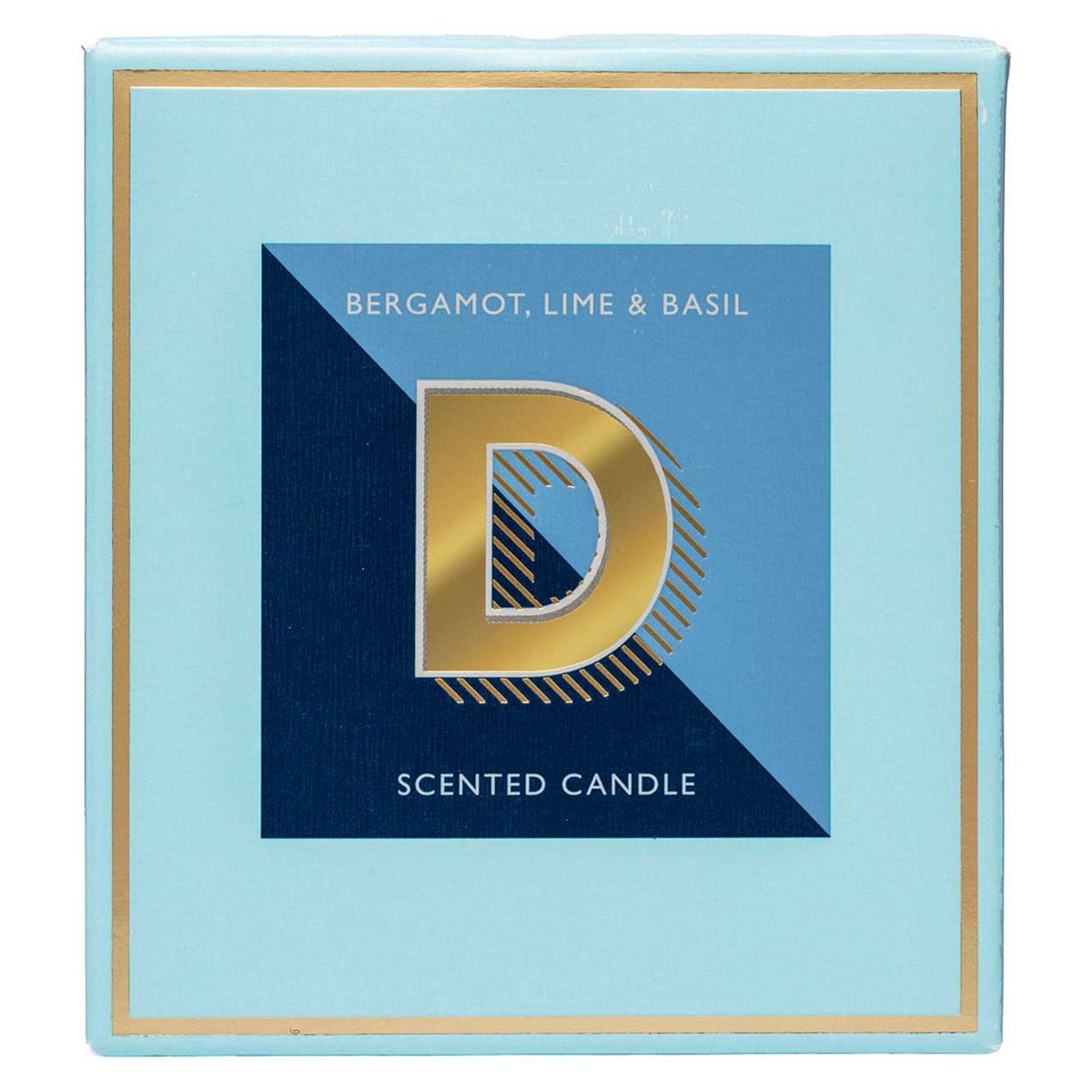 Landon Tyler Alphabet Candle Letter 'D' Bergamot, Lime & Basil 140G