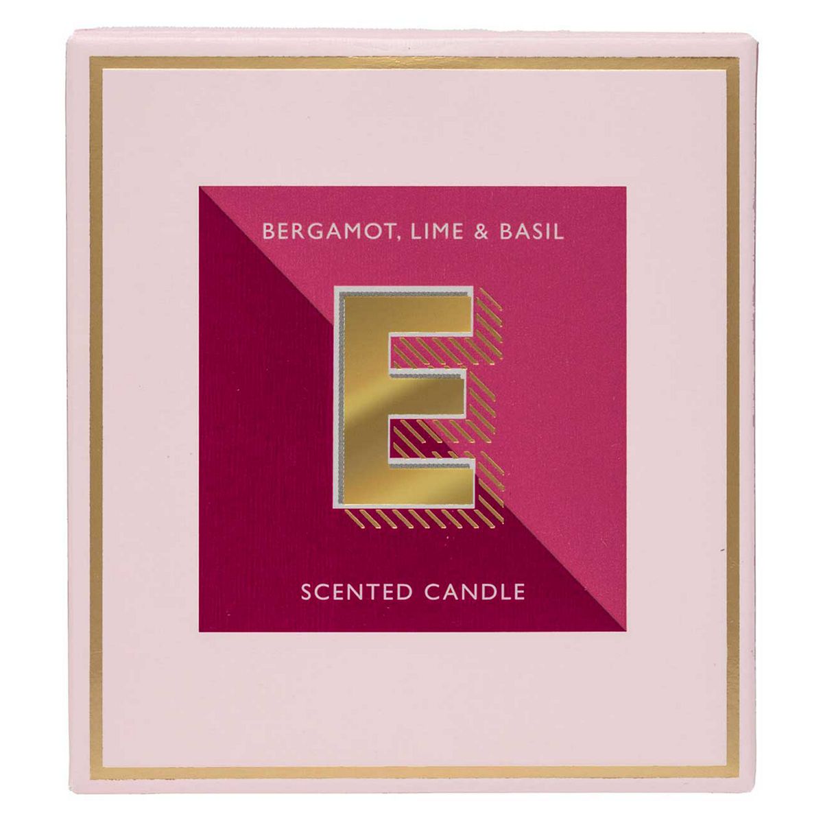 Landon Tyler Alphabet Candle Letter 'E' Bergamot, Lime & Basil 140G