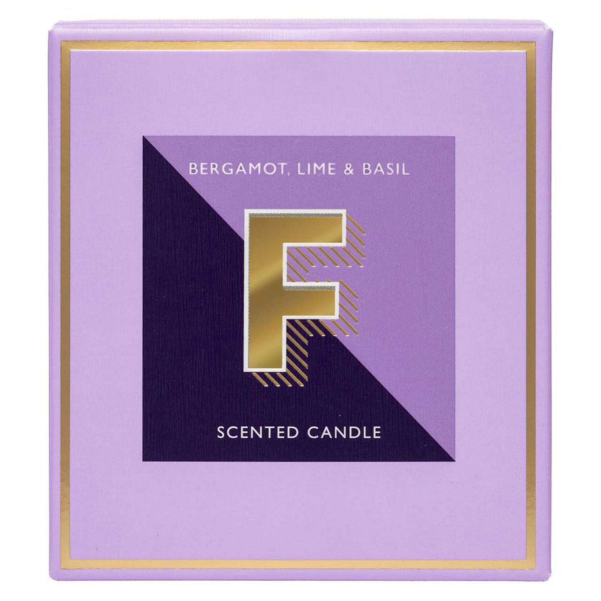 Landon Tyler Alphabet Candle Letter 'F' Bergamot, Lime & Basil 140G