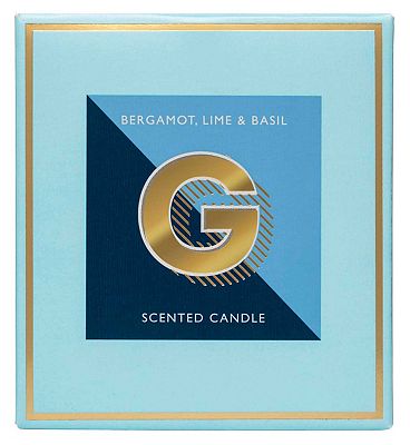 Landon Tyler Alphabet Candle Letter 'G' Bergamot, Lime & Basil 140g