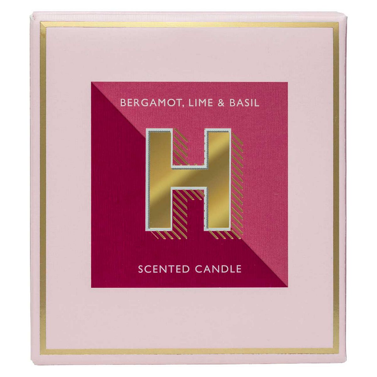 Landon Tyler Alphabet Candle Letter 'H' Bergamot, Lime & Basil 140G