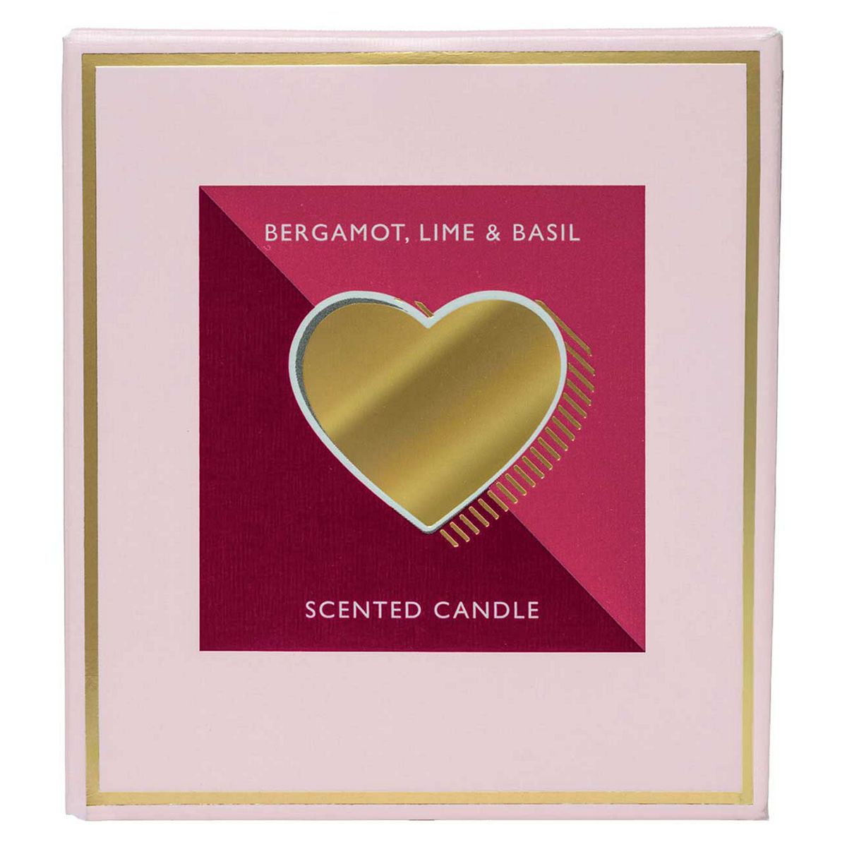 Landon Tyler Alphabet Candle Letter 'Hrt' Bergamot, Lime & Basil 140G