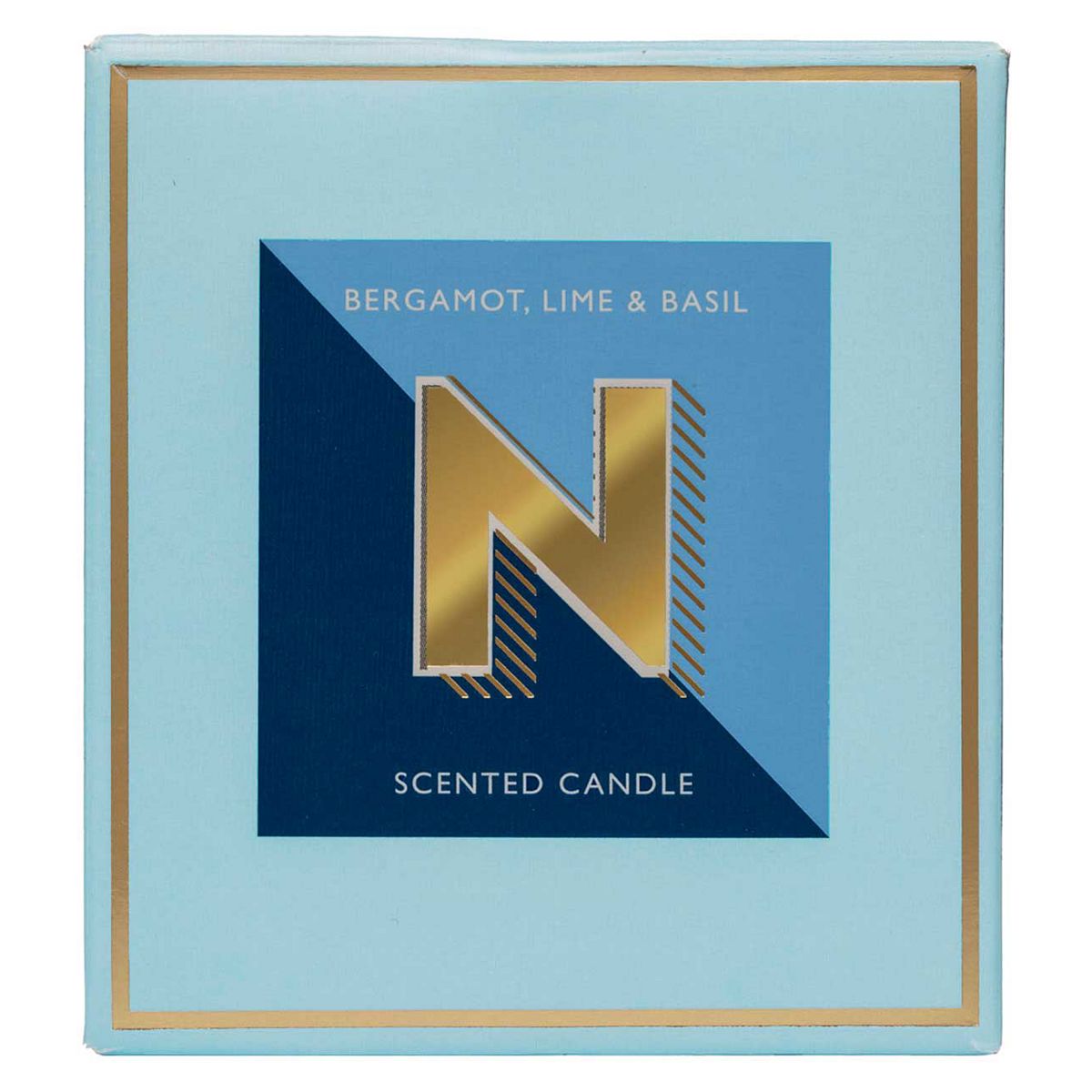 Landon Tyler Alphabet Candle Letter 'N' Bergamot, Lime & Basil 140G