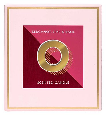 Landon Tyler Alphabet Candle Letter 'O' Bergamot, Lime & Basil 140g